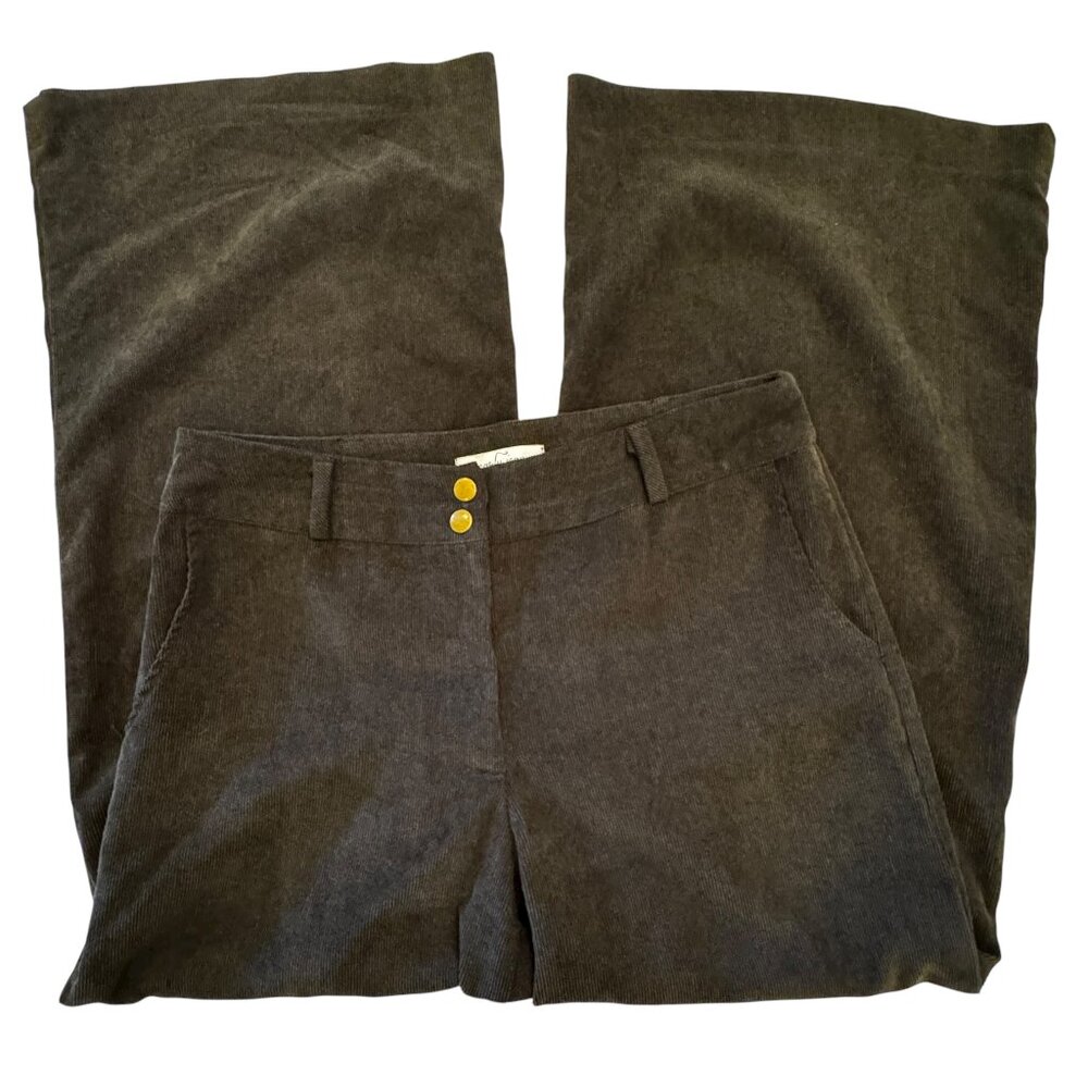 Carly Jean Los Angeles Marlowe Corduroy Pants – Black – Size Medium - Picture 9 of 10
